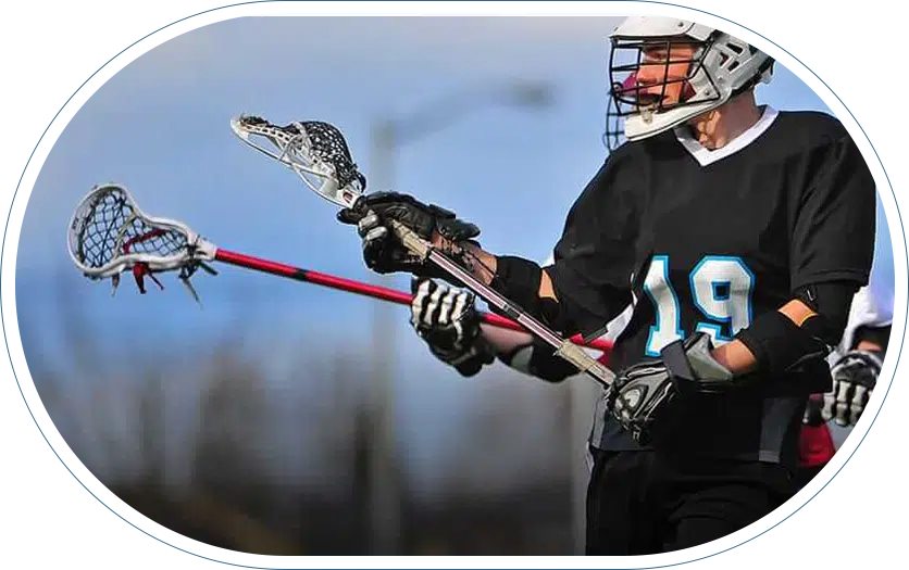 Lacrosse player in the middle of a game scheduled to see an orthopaedic sports medicine doctor for his injury on the field.